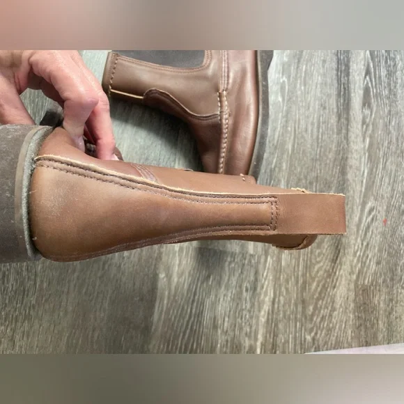 Russell Moccasin Leather Romeo Boots size: 12 C